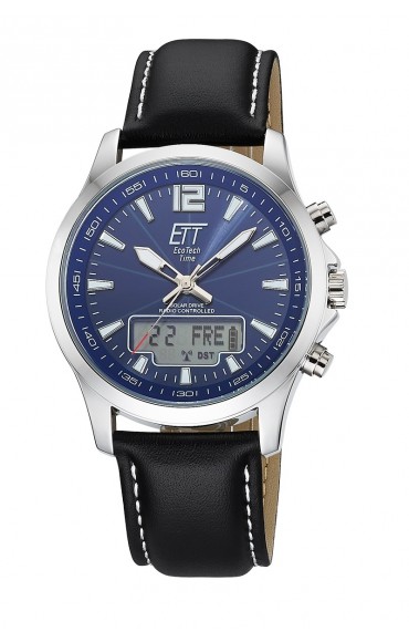 Solar Drive Funk Herrenuhr Hunter II World Timer EGS-11302-22M