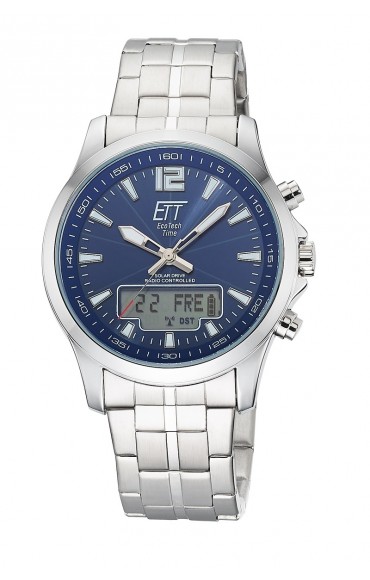 Solar Drive Funk Herrenuhr Hunter II World Timer EGS-11302-22M