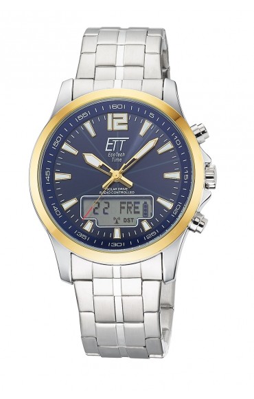 Solar Drive Funk Herrenuhr Hunter II World Timer EGS-11302-22M