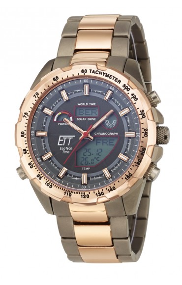 Solar Drive Funk Titan Herrenuhr Explorer EGT-11278-21M