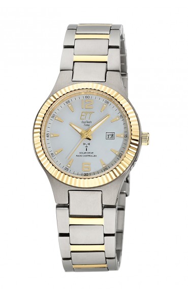 Eco Tech Time Solar Drive Funk Aquanaut II Titan Damenuhr ELT-11338-52M