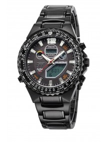 Funk Solar Drive Herren Professional Pilot Edelstahl EGS-11319-21M 