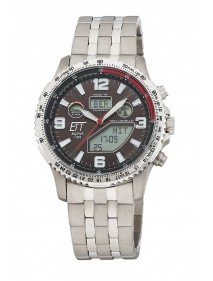 Funk Solar Drive Professional World Timer Herren Titan EGT-11720-22M