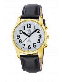 Funk Quarz Herren Sprechende Uhr Metall MTGA-10940-12L