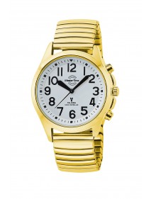 Funk Quarz Damen Sprechende Uhr Metall MTLA-10943-12Z