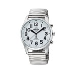 Funk Quarz Herren Sprechende Uhr Metall MTGA-10691-61M